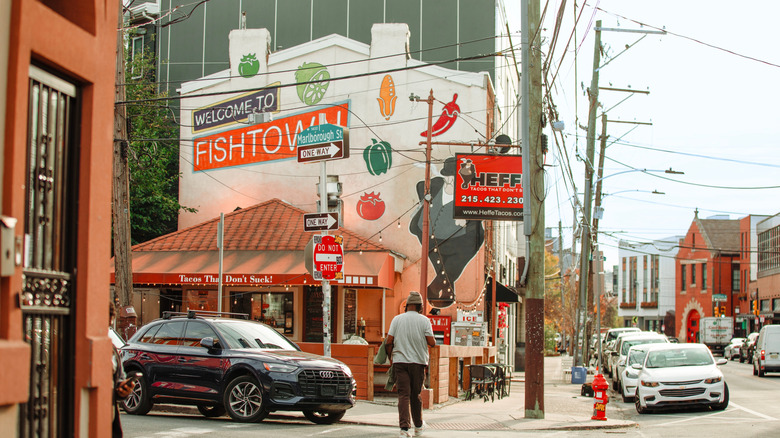 A busy corner in Fishtown, Philadelphia