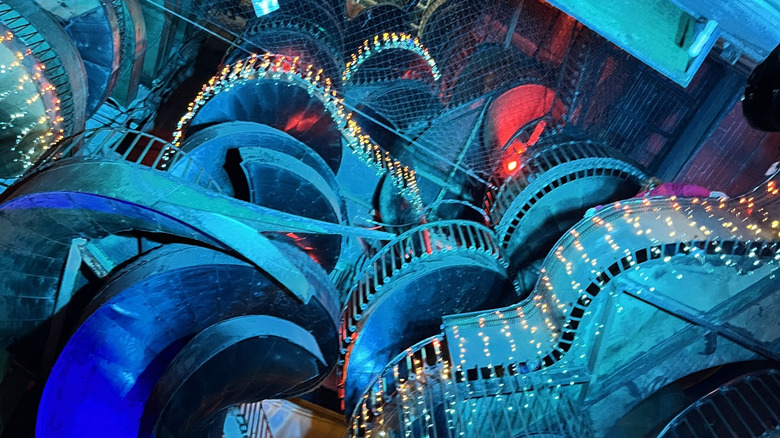 St. Louis City Museum blue play structure