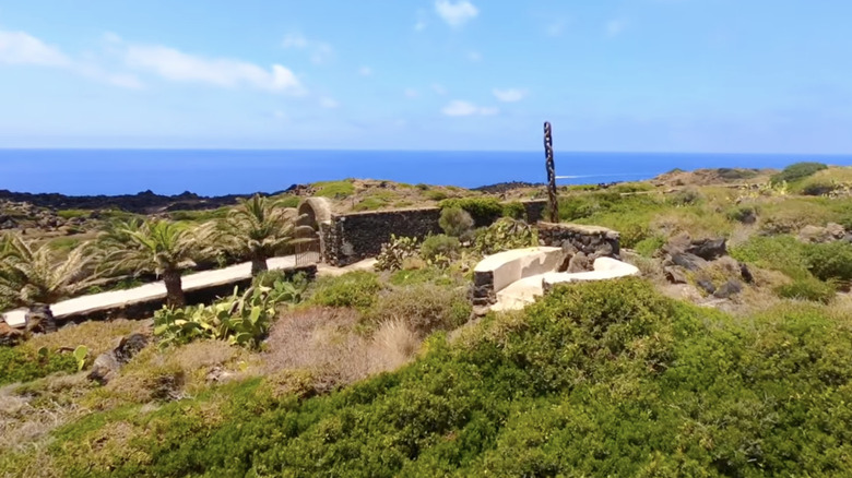 Aerial footage of Parco Dei Sesi