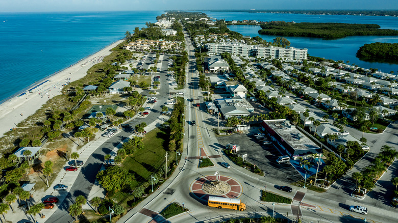 Aerial view of Englewood, Florida