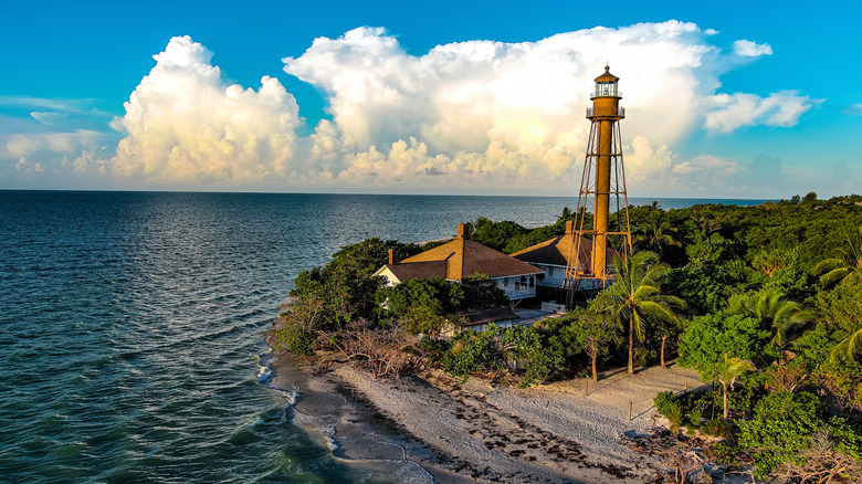 The lighthouse located on Sanibel Island