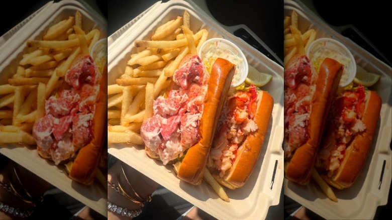 Lobster rolls from Jazzy's Mainely Lobster & Seafood Company