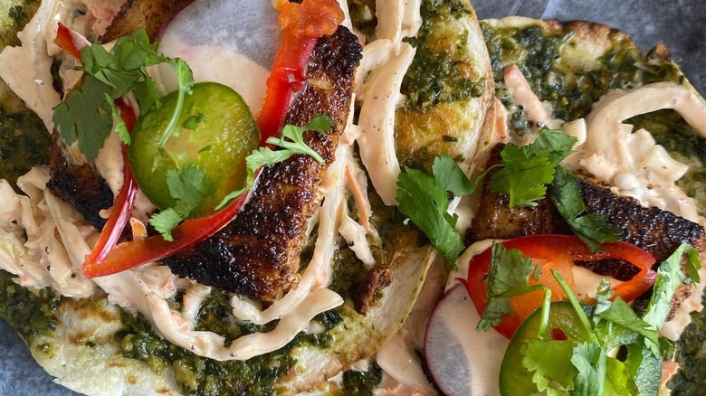 Mahi tacos from Luna Food and Wine