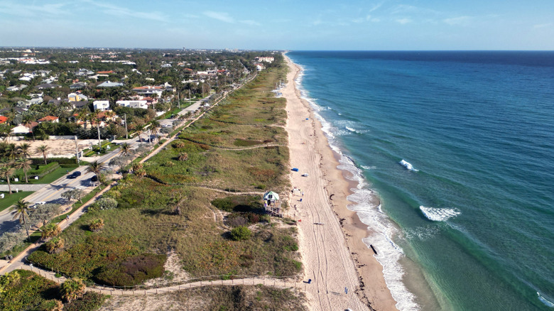 Aerial view of Delray Beach, Florida