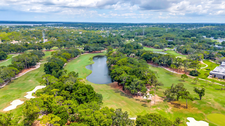 Innisbrook resort overhead shot of golf course