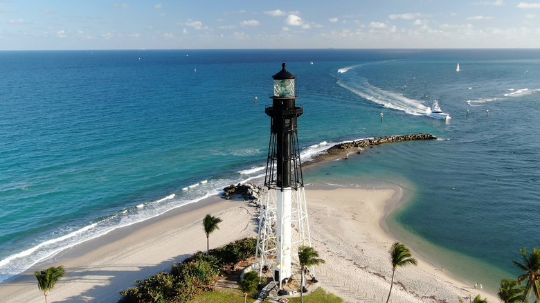 A view of the Hillsboro Beach lighthouse