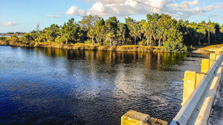 Bird Creek Bridge in Yankeetown, Florida