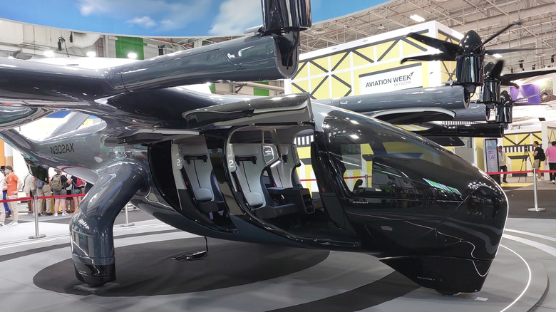 Archer's e-VTOL displayed at a tech show
