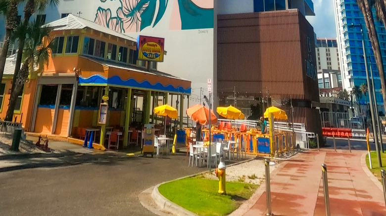 painting on building in downtown Clearwater