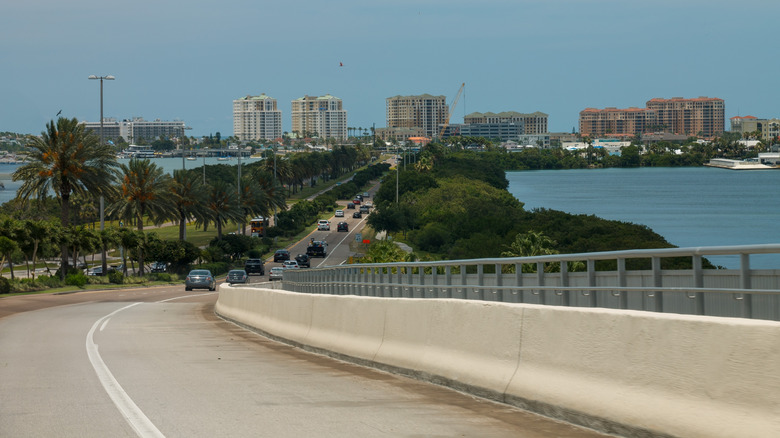 Take the causeway to Clearwater