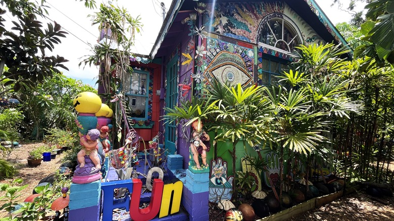 Colorful decorations in Whimsey House
