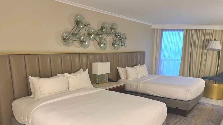 An interior of the suite at the Hilton Marco Island Beach Resort and Spa