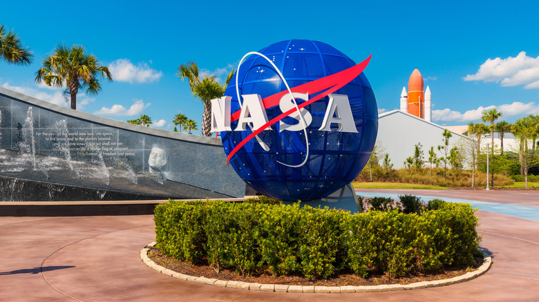 The exterior of the NASA Kennedy Space Center