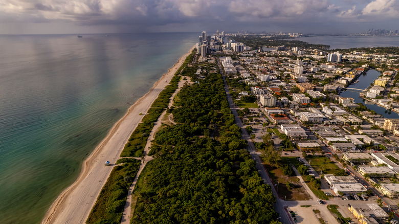 North Beach Oceanside Park, Miami as seen above