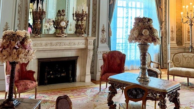 The interior of Henry Flagler Museum