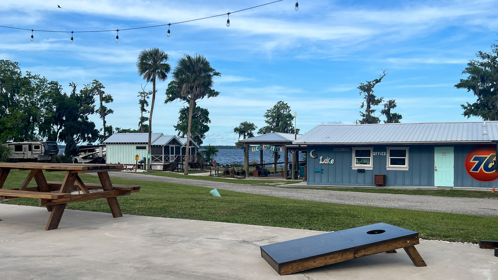 Newsletter Style Introduction Florida's Lakeside Camp Has Resort-Style Amenities With Cute Cottages ...