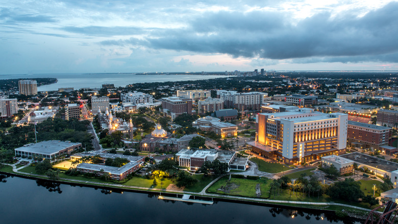 ﻿﻿Tampa Riverwalk in Florida