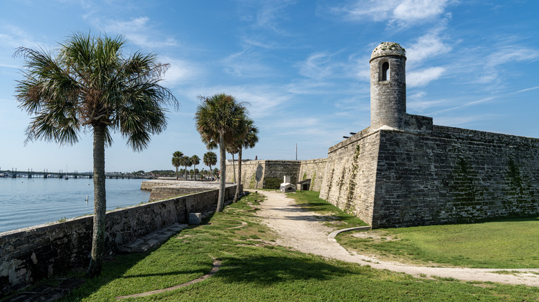 Castillo de San Marcos, constructed from coquina quarried on Anastasia Island