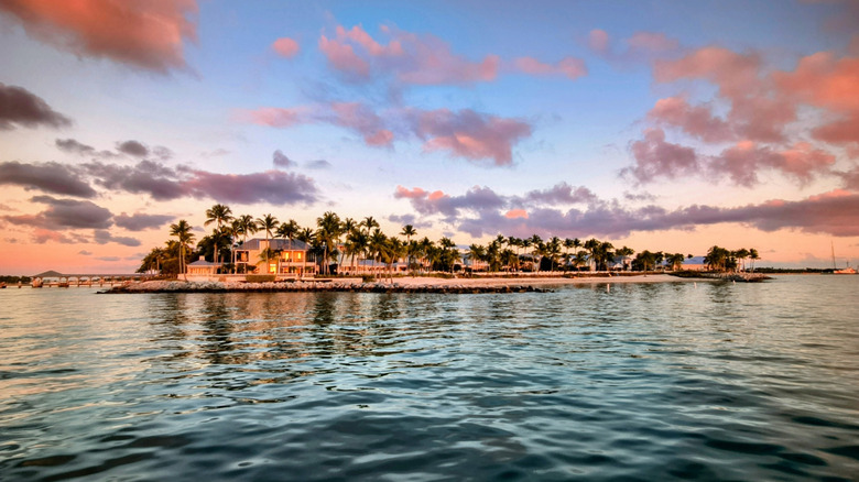 Sunset Key Cottages with orange skies