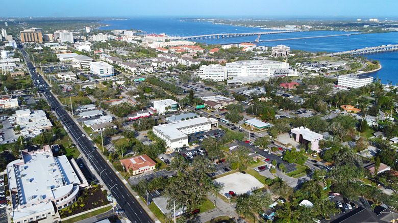 Aerial view of Bradenton, Florida