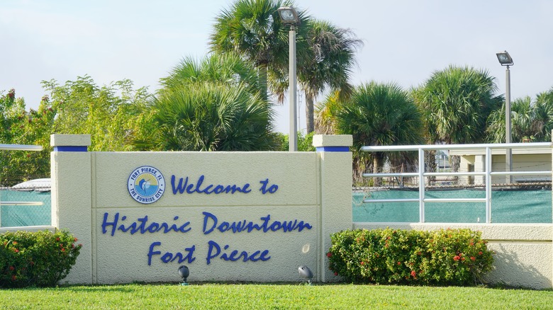 Historic Downtown Fort Pierce sign