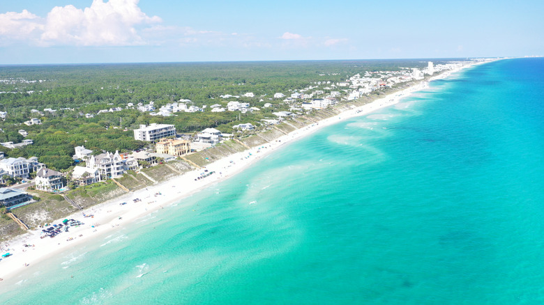 Aerial view of Seagrove Beach, Florida