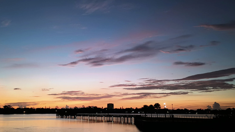 Sunset at Riverside Park