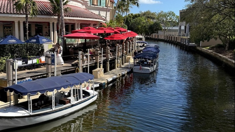 Gondola boats on the intracoastal
