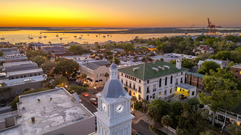 Historic downtown district in Fernandina Beach, Amelia Island