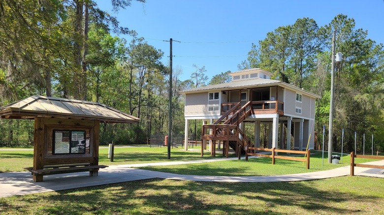 A cabin located in Lafayette Blue Springs State Park, Florida