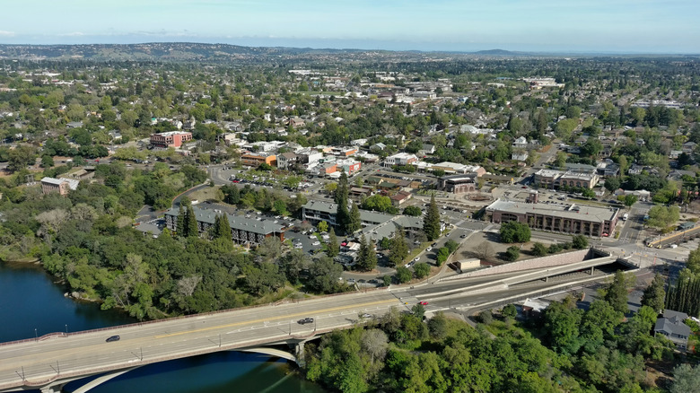 Cityscape of Folsom, California