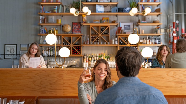 People eating at The Greenwich in Denver, Colorado
