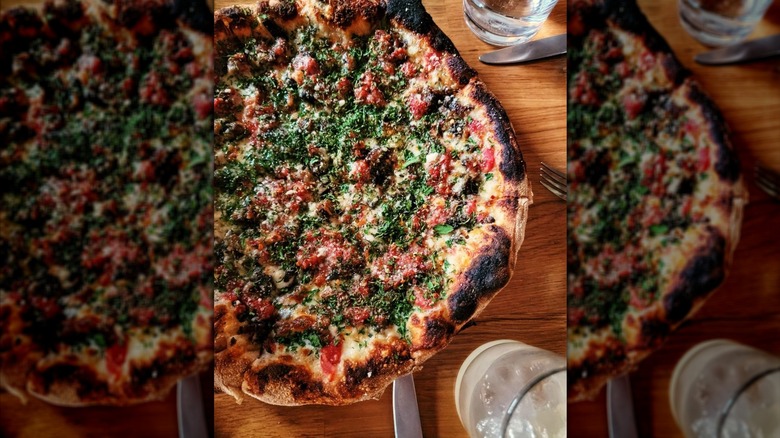 Pizza at The Greenwich in Denver, Colorado