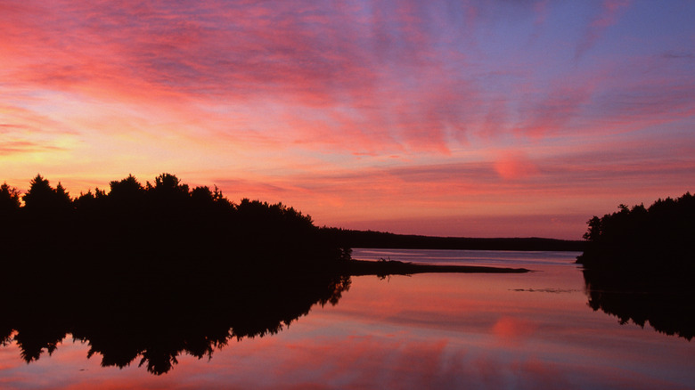 Sunrise over Cobscook Shores, Maine