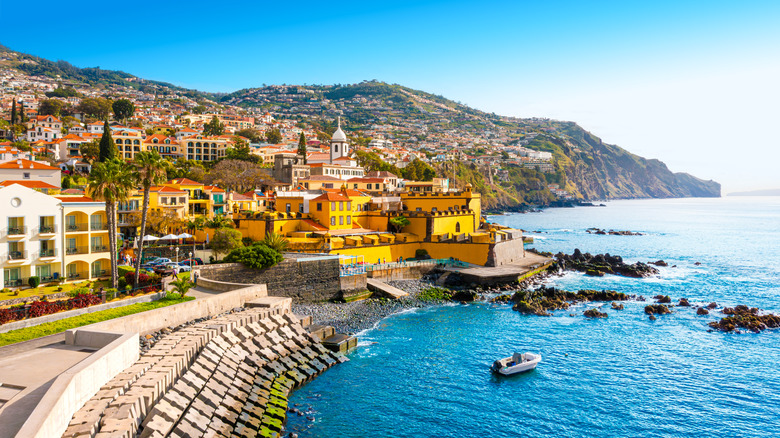 View of Madeira's capital city of Funchal