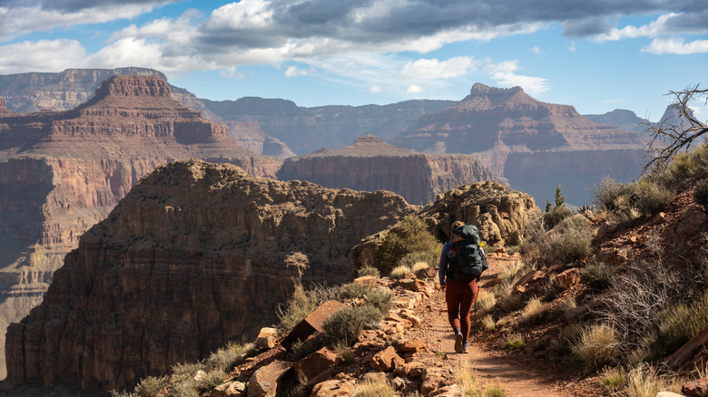Scenic views from Hermit Trail, Grand Canyon National Park