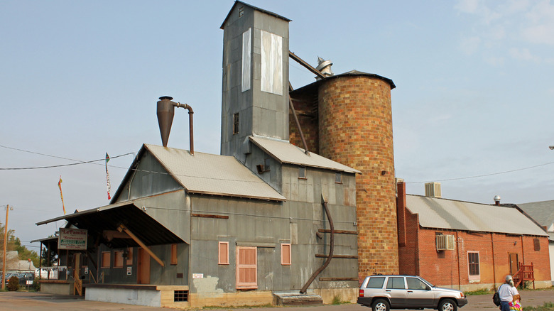 The historic Ottesen Grain Co. Feed Mill in Fort Lupton, Colorado
