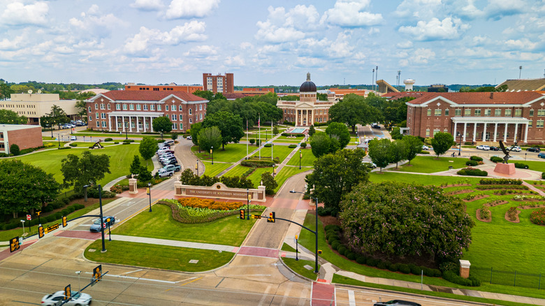 The University of Southern Mississippi in the city of Hattiesburg