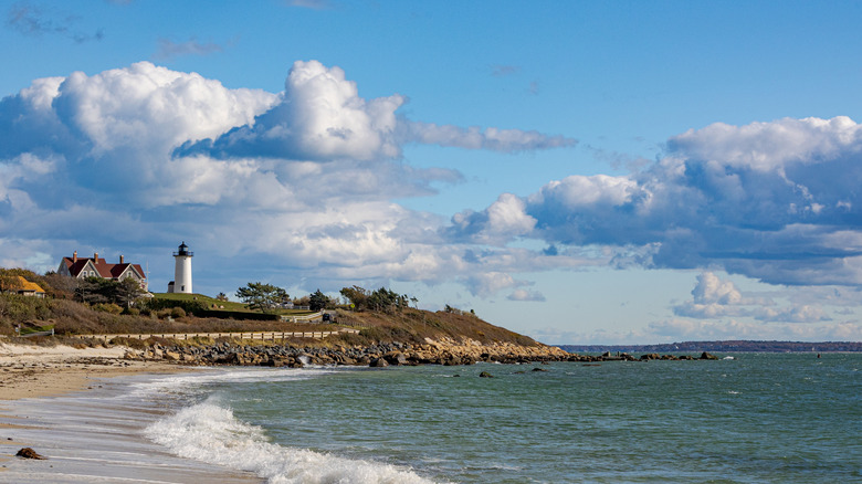 Nobska Beach in Falmouth on Cape Cod, Massachusetts