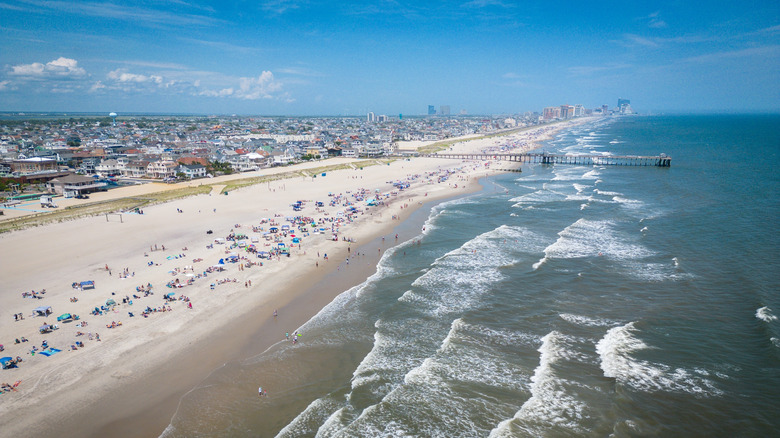 Aerial view of Ocean City, New Jersey