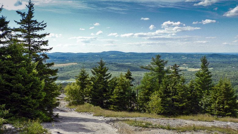The view from Mount Waldo in Waldo County, Maine