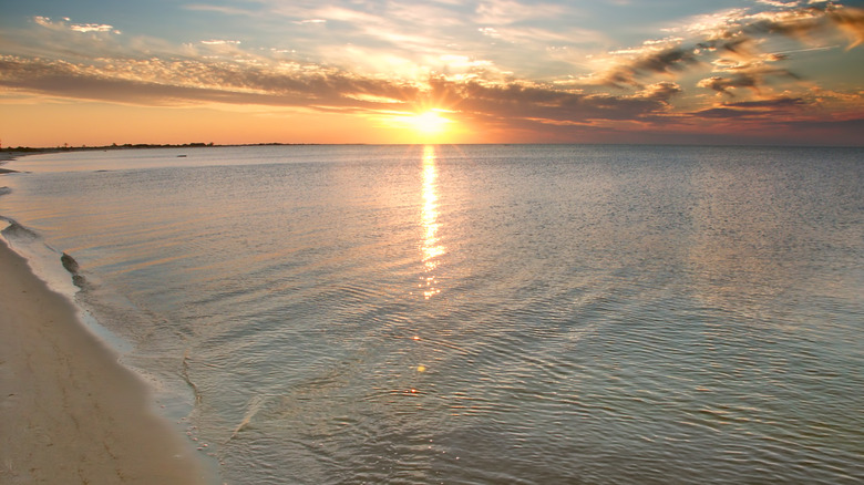 Sunset on Horn Island in Mississippi's Gulf Islands National Seashore