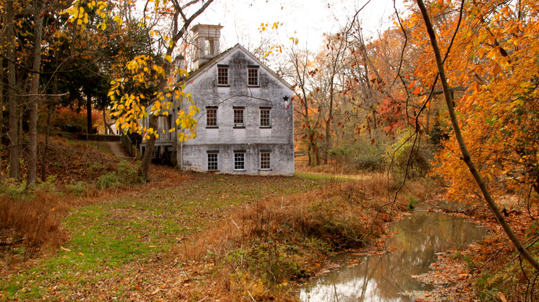 Historic building in Allaire State Park, Monmouth County, New Jersey.