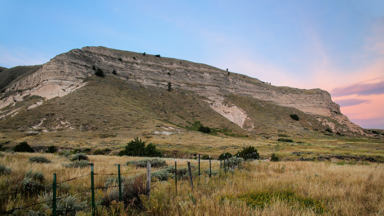 Hills of the North Platte River Valley in Nebraska