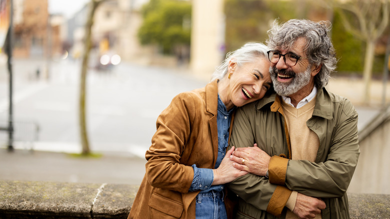 A happy retired couple