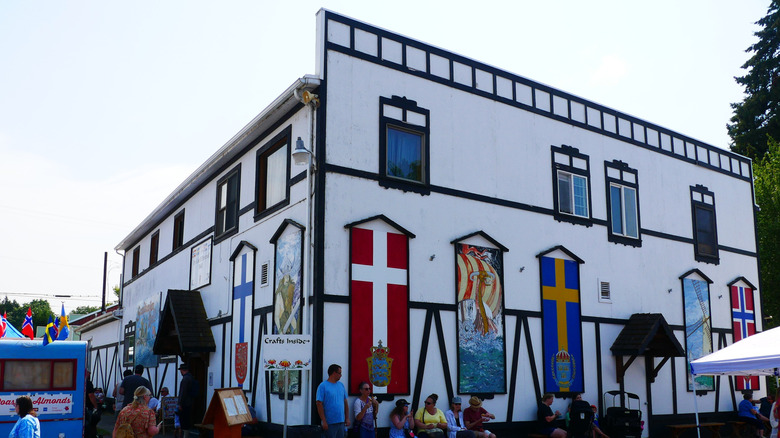 Scandinavian Decorated Building in Junction City, Oregon