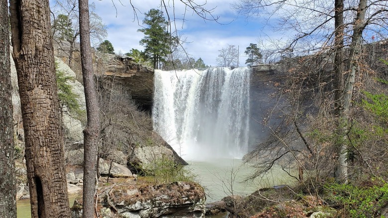 Noccalula Falls in Etowah County, Alabama