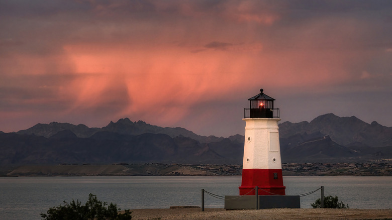 lighthouse on Lake Havasu in Arizona