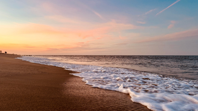 Rehoboth Beach Delaware at Sunset