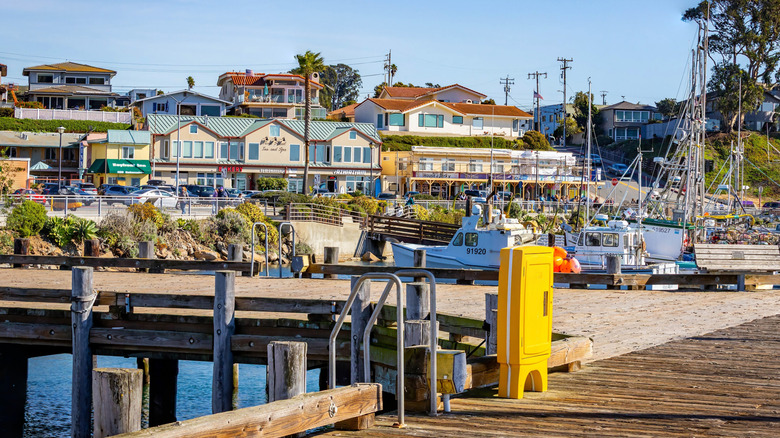 A sunny day in Morro Bay, California